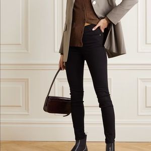 Frame Le Skinny de Jeanne Denim, Black, Midrise, size 25